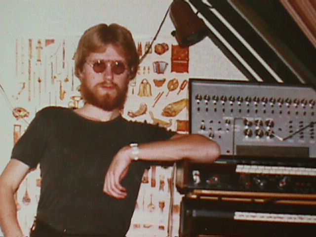 gert in studio, 1982